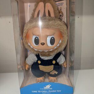 Authentic POPMART Labubu THE MONSTERS TIME TO CHILL Vinyl FULL SIZED Plush